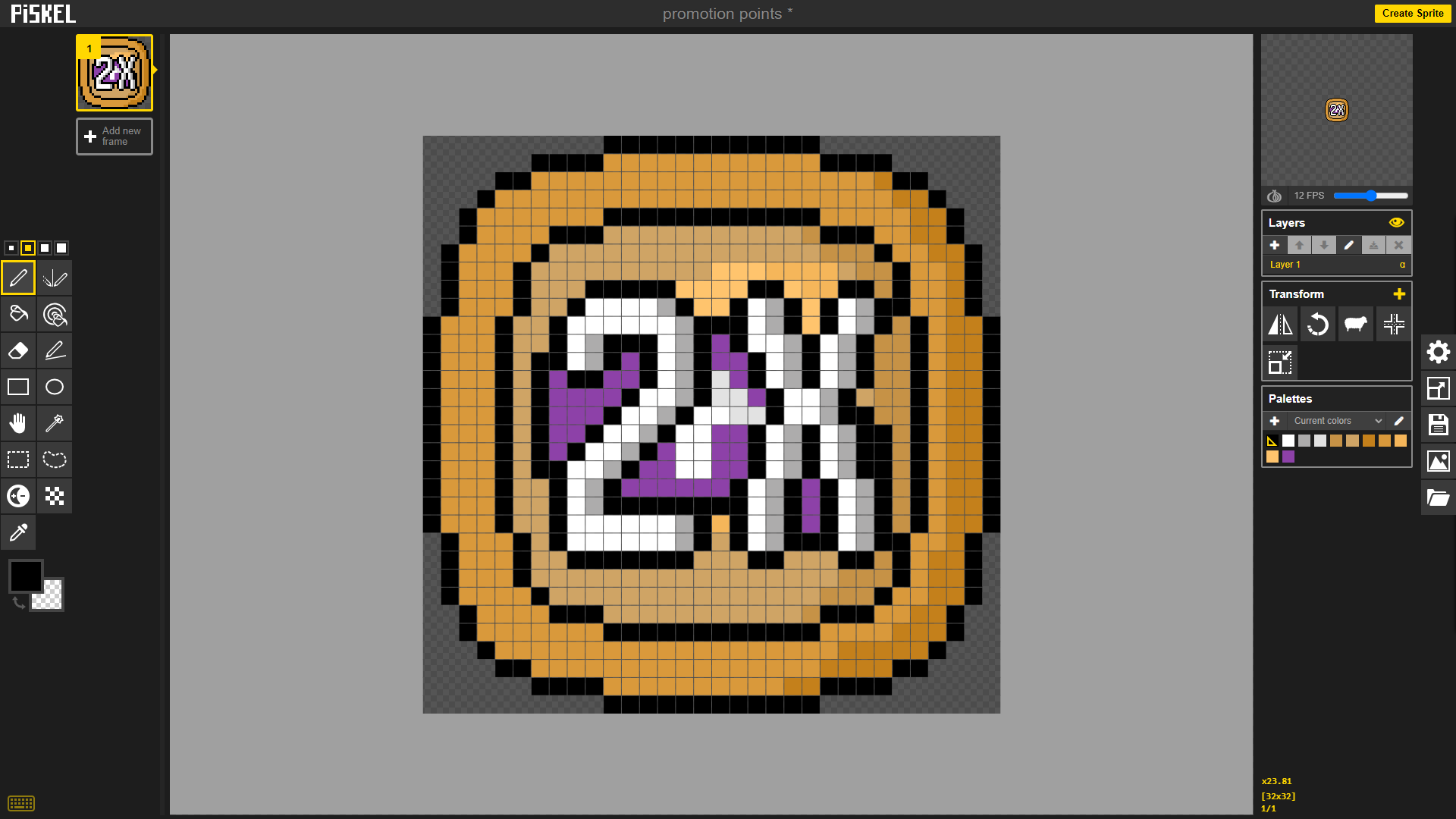 Tap Transit - piskel test